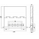 Приобрести Душевой поддон из вспененного полистирола Pestan 120х120 Confluo Board Uni 40007822BG под плитку со встроенным душевым лотком Frameless Line Black Glass 550 в магазине сантехники Santeh-Crystal.ru