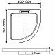 Купить Душевой поддон из искусственного камня RGW GWS-31 90х90 03150499-01 Белый в магазине сантехники Santeh-Crystal.ru
