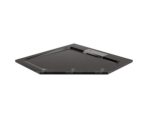 Заказать Душевой поддон из искусственного камня RGW STA-61B 90x90 16330599-04 Черный в магазине сантехники Santeh-Crystal.ru
