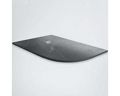 Приобрести Душевой поддон из искусственного камня RGW Stone Tray ST/AL-G 120х80 L 16154128-02L Графит в магазине сантехники Santeh-Crystal.ru