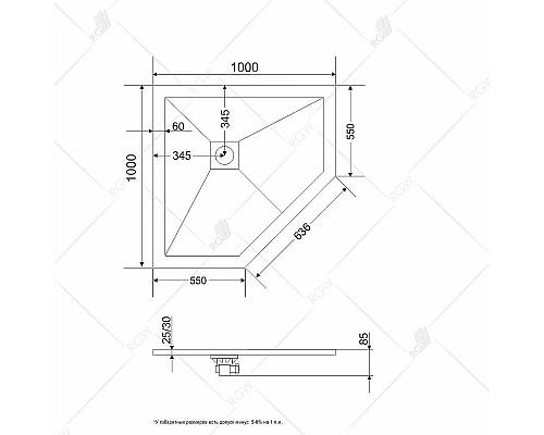 Santeh-Crystal.ru: Душевой поддон из искусственного камня RGW Stone Tray ST/T-G 100х100 16155100-02 Графит Приобрести Душевой поддон из искусственного камня RGW Stone Tray ST/T-G 100х100 16155100-02 Графит в магазине сантехники Santeh-Crystal.ru