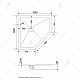 Приобрести Душевой поддон из искусственного камня RGW Stone Tray ST/T-G 100х100 16155100-02 Графит в магазине сантехники Santeh-Crystal.ru