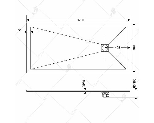 Santeh-Crystal.ru: Душевой поддон из искусственного камня RGW Stone Tray ST-0177G 170x70 16152717-02 Графит Купить Душевой поддон из искусственного камня RGW Stone Tray ST-0177G 170x70 16152717-02 Графит в магазине сантехники Santeh-Crystal.ru