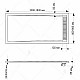 Приобрести Душевой поддон из искусственного камня RGW Stone Tray STM-109W 100x90 14202910-01 Белый в магазине сантехники Santeh-Crystal.ru