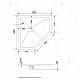 Заказать Душевой поддон из искусственного камня RGW Stone Tray ST/T-Co 90x90 16155099-10 Бетон Цемент в магазине сантехники Santeh-Crystal.ru