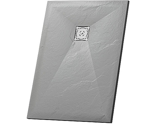Купить Душевой поддон из искусственного камня RGW Stone Tray ST-Co 100x80 16152810-10 Бетон Цемент в магазине сантехники Santeh-Crystal.ru