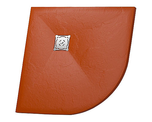 Заказать Душевой поддон из искусственного камня RGW Stone Tray ST/R-Tr 90x90 16153099-11 Терракот в магазине сантехники Santeh-Crystal.ru