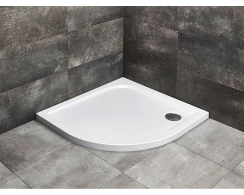 Приобрести Акриловый поддон для душа Radaway Delos A 100x100x5 белый в магазине сантехники Santeh-Crystal.ru