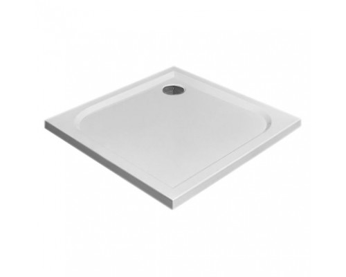 Купить Акриловый поддон для душа Radaway Delos C 100x100x6 белый в магазине сантехники Santeh-Crystal.ru