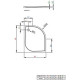 Заказать Акриловый поддон для душа Radaway Delos E 90x80 R SDE8090-01R Белый в магазине сантехники Santeh-Crystal.ru