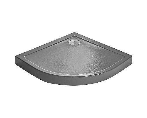 Купить Акриловый поддон для душа Radaway Doros A Compact 90x90 SDRA9090-05-64S Антрацитовый камень в магазине сантехники Santeh-Crystal.ru