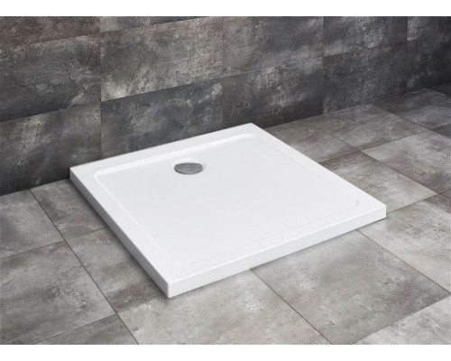 Приобрести Акриловый поддон для душа Radaway Doros C 80x80x5 белый в магазине сантехники Santeh-Crystal.ru