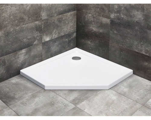 Приобрести Акриловый поддон для душа Radaway Doros PT 90x90x5 белый в магазине сантехники Santeh-Crystal.ru