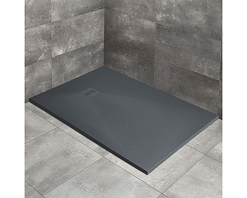Приобрести Душевой поддон из искусственного камня Radaway Kyntos F 120x90 HKF12090-64 Антрацит в магазине сантехники Santeh-Crystal.ru