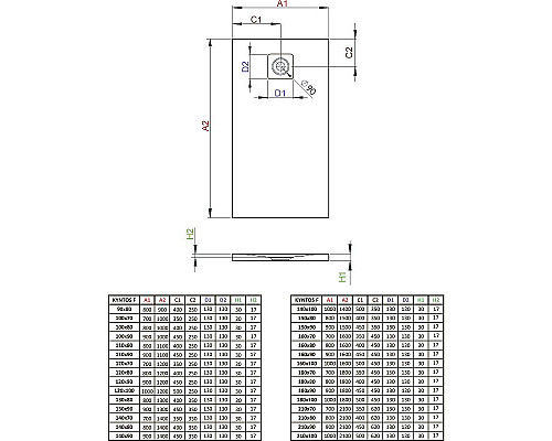 Приобрести Душевой поддон из искусственного камня Radaway Kyntos F 120x90 HKF12090-64 Антрацит в магазине сантехники Santeh-Crystal.ru