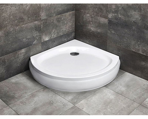 Купить Акриловый поддон для душа Radaway Patmos B 90x90x16 белый в магазине сантехники Santeh-Crystal.ru