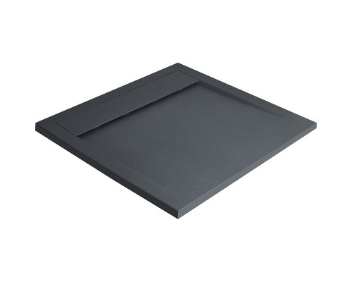 Купить Душевой поддон из искусственного камня Radaway Teos C 90x90 HTC9090-64 Антрацит в магазине сантехники Santeh-Crystal.ru