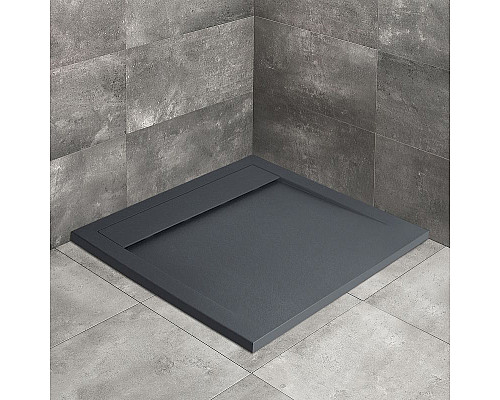 Santeh-Crystal.ru: Душевой поддон из искусственного камня Radaway Teos C 100x100 HTC100100-64 Антрацит Купить Душевой поддон из искусственного камня Radaway Teos C 100x100 HTC100100-64 Антрацит в магазине сантехники Santeh-Crystal.ru