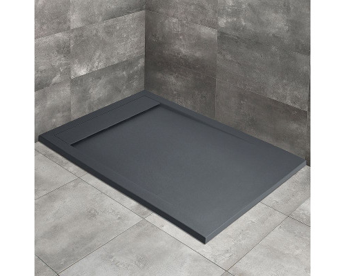 Заказать Душевой поддон из искусственного камня Radaway Teos F 100x90 HTF10090-64 Антрацит в магазине сантехники Santeh-Crystal.ru