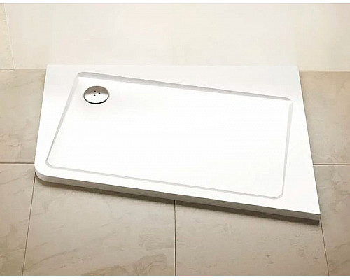 Купить Душевой поддон из искусственного камня Ravak 10° Asymetric Pro 120x90 XA25G70101P Белый в магазине сантехники Santeh-Crystal.ru