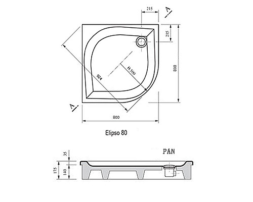 Santeh-Crystal.ru: Акриловый поддон для душа Ravak Galaxy Elipso PAN 80х80 A224401410 Белый Приобрести Акриловый поддон для душа Ravak Galaxy Elipso PAN 80х80 A224401410 Белый в магазине сантехники Santeh-Crystal.ru