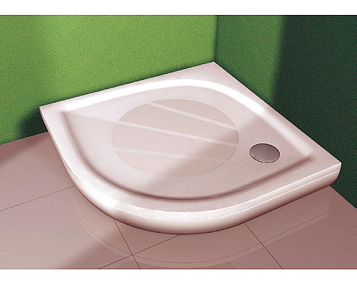 Купить Душевой поддон из искусственного камня Ravak Elipso Pro 90х90 XA237701010 Белый в магазине сантехники Santeh-Crystal.ru
