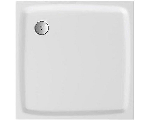Приобрести Душевой поддон из искусственного камня Ravak Perseus Pro Chrome 80х80 XA044401010 Белый в магазине сантехники Santeh-Crystal.ru