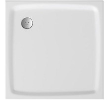 Душевой поддон из искусственного камня Ravak Perseus Pro Chrome 90х90 XA047701010 Белый
