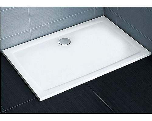 Купить Душевой поддон из искусственного камня Ravak Gigant Pro Chrome 110x80 XA04D401010 Белый в магазине сантехники Santeh-Crystal.ru
