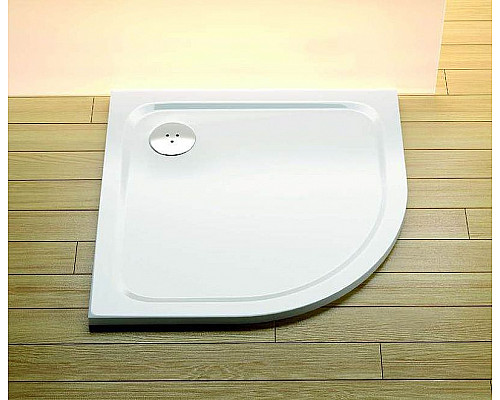 Купить Душевой поддон из искусственного камня Ravak Elipso Pro Chrome 80х80 XA244401010 Белый в магазине сантехники Santeh-Crystal.ru