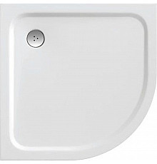 Душевой поддон из искусственного камня Ravak Elipso Pro Chrome 90х90 XA247701010 Белый