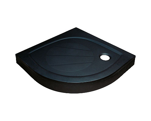 Купить Душевой поддон из искусственного камня Ravak Elipso Pro 90х90 XA237701010BM Черный матовый в магазине сантехники Santeh-Crystal.ru