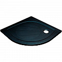 Душевой поддон из искусственного камня Ravak Elipso Pro 100х100 XA23AA01010BM Черный матовый