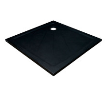 Душевой поддон из искусственного камня Ravak Perseus Pro 90х90 XA037701010BM Черный матовый