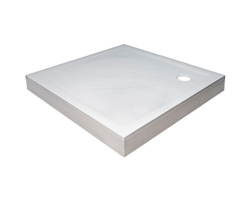 Купить Душевой поддон из искусственного камня Ravak Perseus Pro 100x100 XA03AA01010WM Белый матовый в магазине сантехники Santeh-Crystal.ru