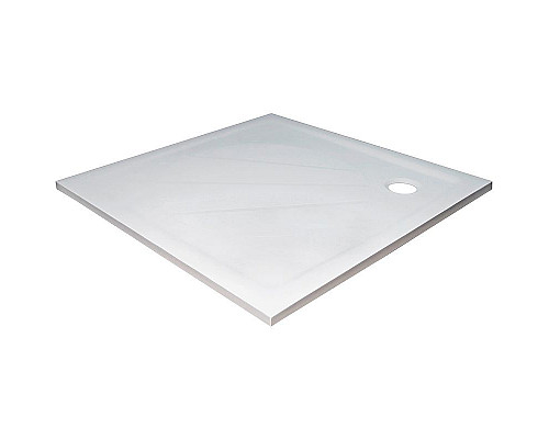 Купить Душевой поддон из искусственного камня Ravak Perseus Pro 100x100 XA03AA01010WM Белый матовый в магазине сантехники Santeh-Crystal.ru