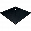 Душевой поддон из искусственного камня Ravak Perseus Pro 100x100 XA03AA01010BM Черный матовый