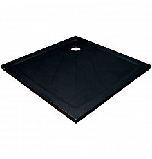 Душевой поддон из искусственного камня Ravak Perseus Pro 100x100 XA03AA01010BM Черный матовый