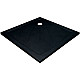 Купить Душевой поддон из искусственного камня Ravak Perseus Pro 100x100 XA03AA01010BM Черный матовый в магазине сантехники Santeh-Crystal.ru