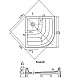 Купить Акриловый поддон для душа Ravak Ronda 80х80 PU A204001120 Белый в магазине сантехники Santeh-Crystal.ru