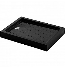 Акриловый поддон для душа Veconi Tezeo TZ-54B 100x90 TZ54B-10090-C5 Черный