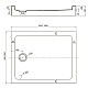Заказать Акриловый поддон для душа Veconi Tezeo TZ-54B 120x80 TZ54B-12080-C5 Черный в магазине сантехники Santeh-Crystal.ru