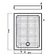 Купить Акриловый поддон для душа Vincea VST-3AR-9012 120х90 с антискользящим покрытием в магазине сантехники Santeh-Crystal.ru