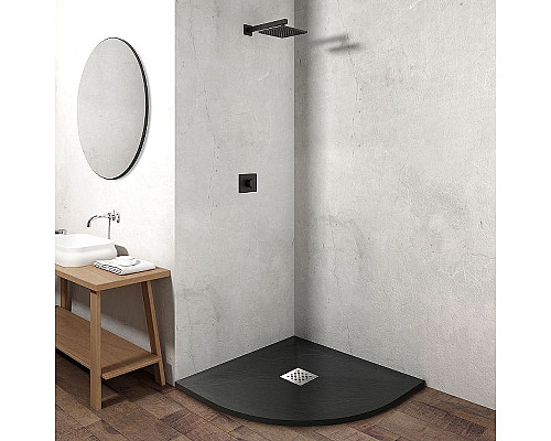 Santeh-Crystal.ru: Душевой поддон из искусственного камня Vincea 90x90 VST-4SQ9090A+Vsph-D132 Антрацит Заказать Душевой поддон из искусственного камня Vincea 90x90 VST-4SQ9090A+Vsph-D132 Антрацит в магазине сантехники Santeh-Crystal.ru
