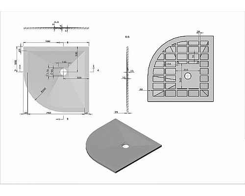 Santeh-Crystal.ru: Душевой поддон из искусственного камня Vincea 90x90 VST-4SQ9090A+Vsph-D132 Антрацит Заказать Душевой поддон из искусственного камня Vincea 90x90 VST-4SQ9090A+Vsph-D132 Антрацит в магазине сантехники Santeh-Crystal.ru