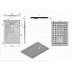 Купить Душевой поддон из искусственного камня Vincea 120x80 VST-4SR8012G+Vsph-D132 Серый в магазине сантехники Santeh-Crystal.ru