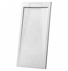 Душевой поддон из искусственного камня Vincea 120x80 VST-4SRL8012W+Vsph-D611 Белый матовый