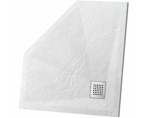 Приобрести Душевой поддон из искусственного камня Vincea 90x90 VST-4SP9090W Белый матовый в магазине сантехники Santeh-Crystal.ru