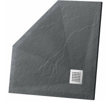 Душевой поддон из искусственного камня Vincea 90x90 VST-4SP9090A Антрацит