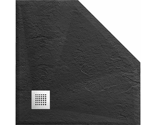 Купить Душевой поддон из искусственного камня Vincea 90x90 VST-4SP9090A Антрацит в магазине сантехники Santeh-Crystal.ru